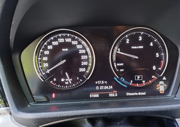BMW X2 cena 93550 przebieg: 52000, rok produkcji 2018 z Wrocław małe 742